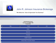 Tablet Screenshot of jrjinsurancebrokerage.com